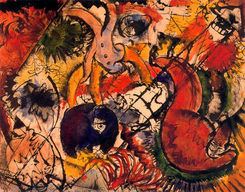 For clown IV - Albert Bloch Tablo