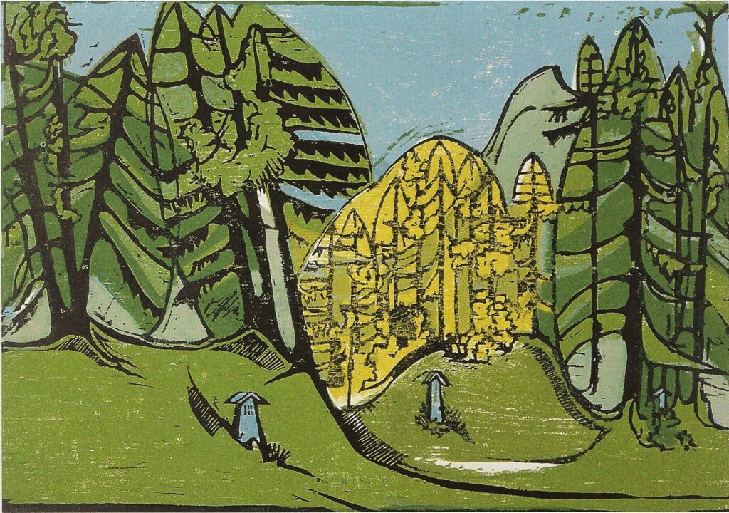 Forest Cemetery (1933) - Ernst Ludwig Kirchner Tablo