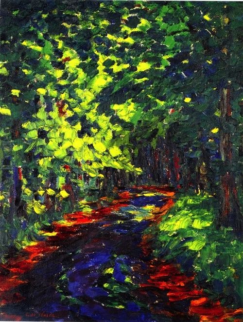 Forest Path (1909) - Emil Nolde Tablo
