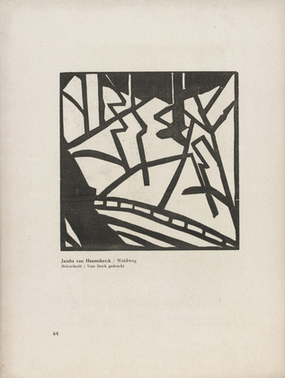 Forest Track (1918) - Jacoba van Heemskerck Tablo