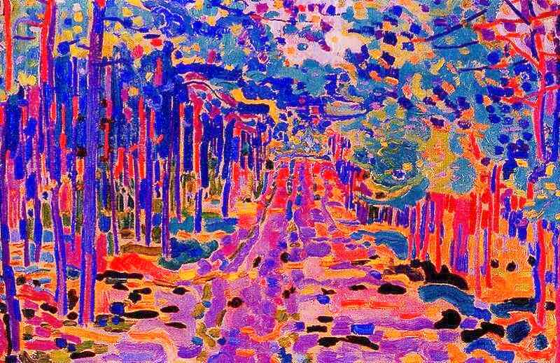 Forest trail (1910) - Jan Sluyters Tablo