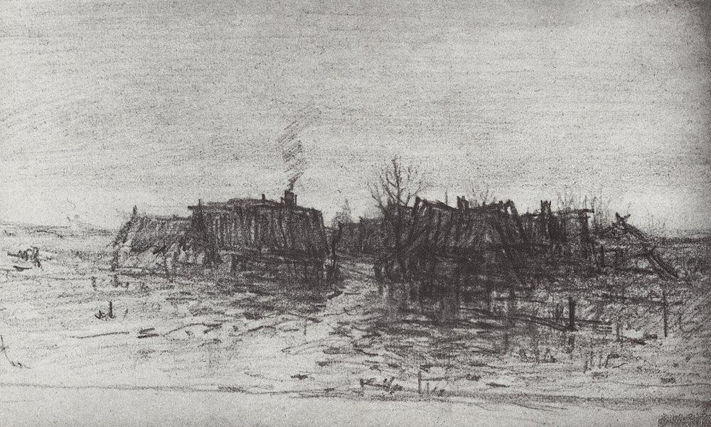Forgotten Village (1873) - Arkhip Kuindzhi Tablo