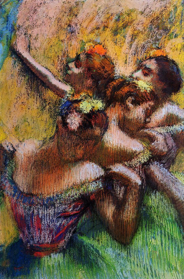 Four Dancers (1902) - Edgar Degas Tablo