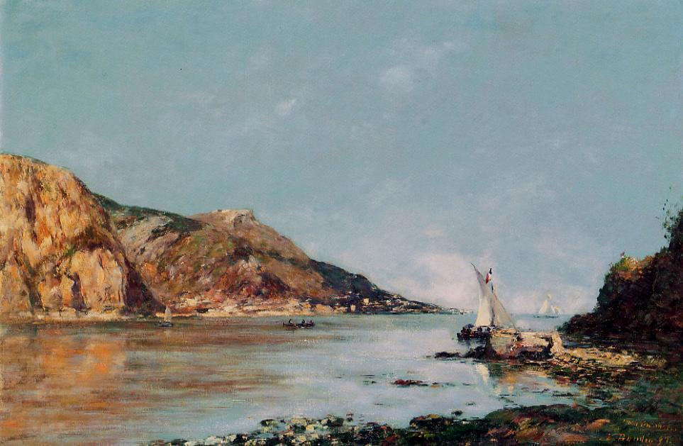 Fourmis Bay Beaulieu (1891) - Eugène Boudin Tablo