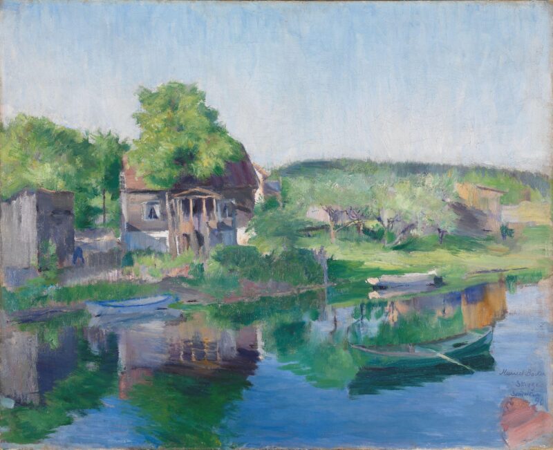 Fra Sandvikselven (1890) - Harriet Backer Tablo