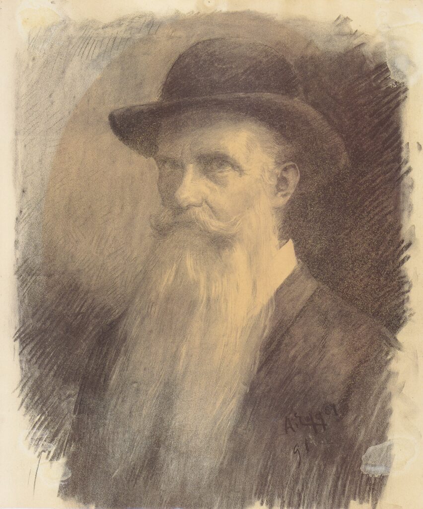 Friedrich Schmidt, Der Erstplaner Des Lienzer Pfarrturms (1891) - Albin Egger-Lienz Tablo