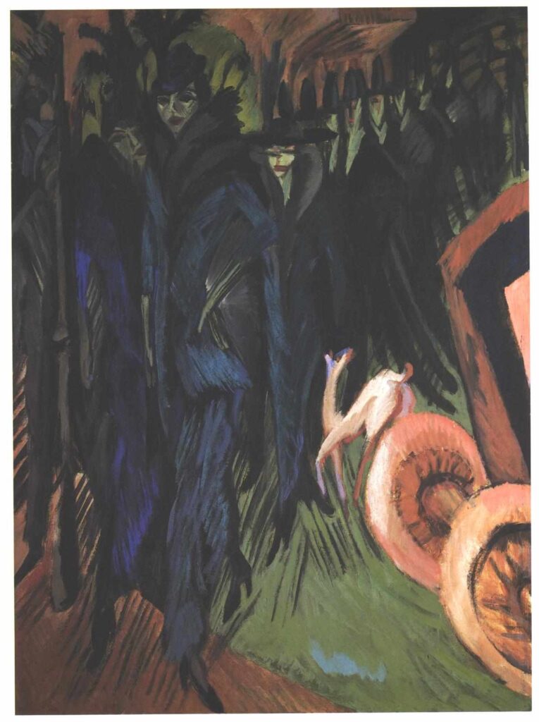 Friedrichstrasse, Berlin - Ernst Ludwig Kirchner Tablo