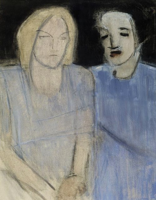 Friends (1942) - Helene Schjerfbeck Tablo