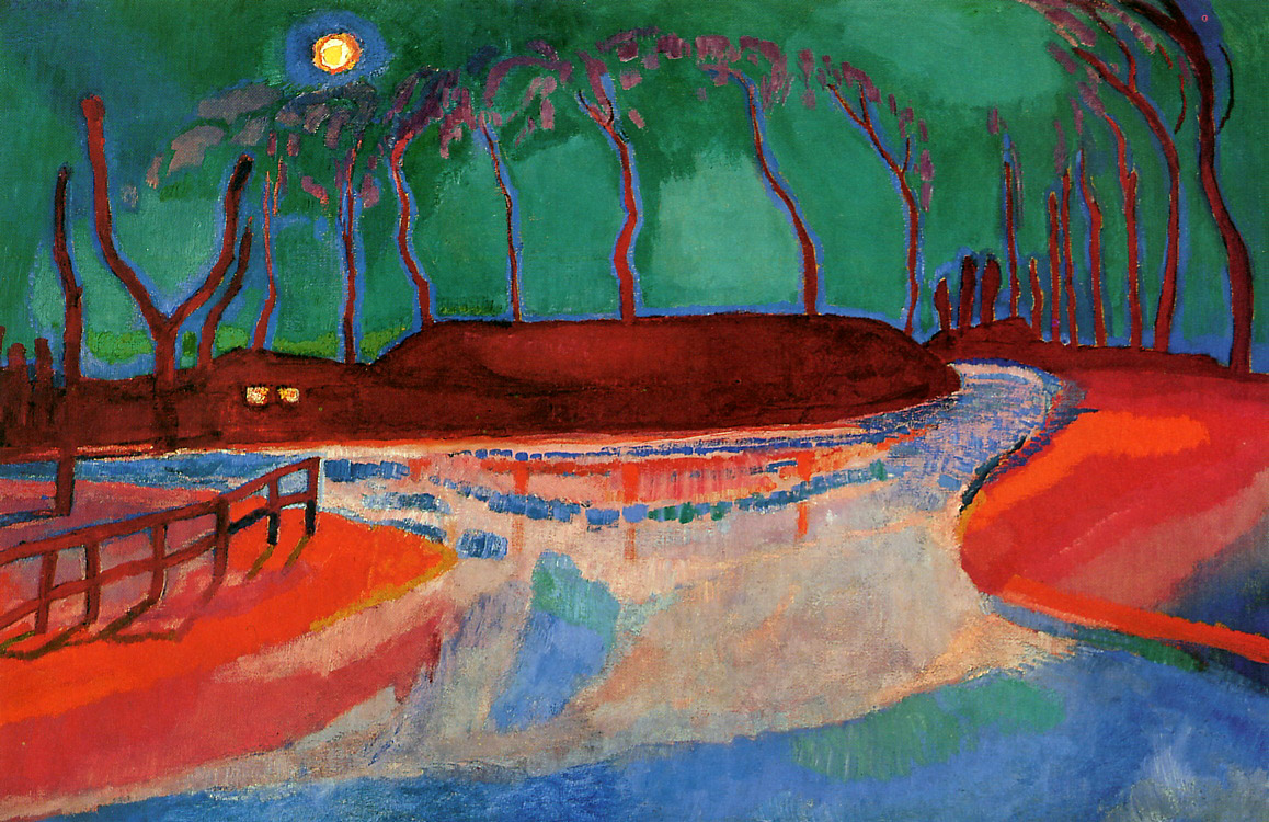 Full moon on the water (1912) - Jan Sluyters Tablo