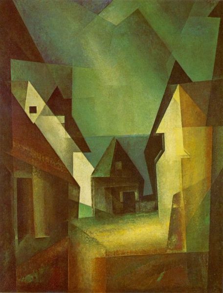 Gaberndorf II (1924) - Lyonel Feininger Tablo