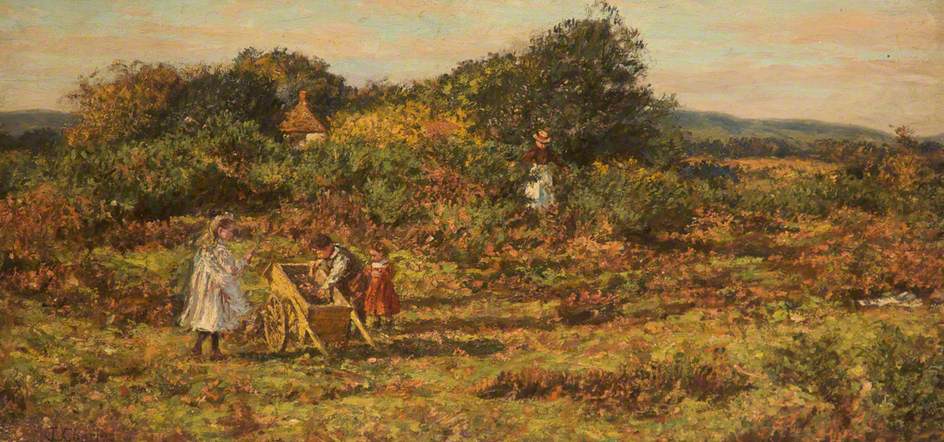 Gathering Berries - James Charles Tablo
