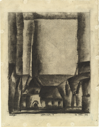 Gelmeroda V (1916) - Lyonel Feininger Tablo