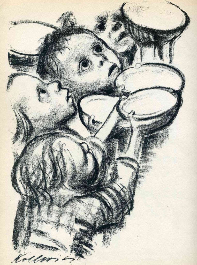 Germany's children starve! (1924) - Käthe Kollwitz Tablo