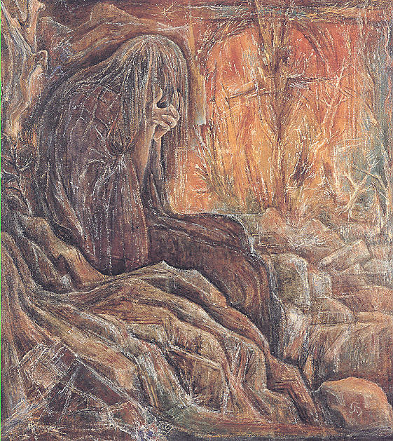 Gethsemane (1948) - Albert Bloch Tablo