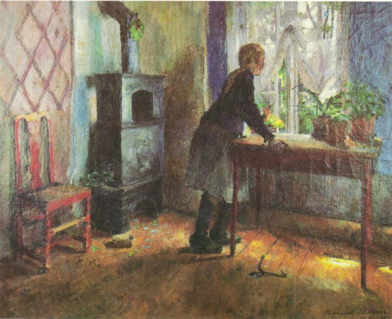 Girl by the Window (1891) - Harriet Backer Tablo