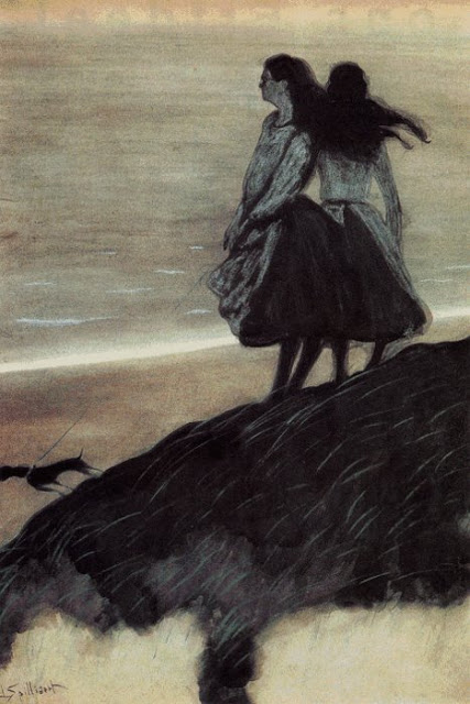 Girls on a Dune - Léon Spilliaert Tablo