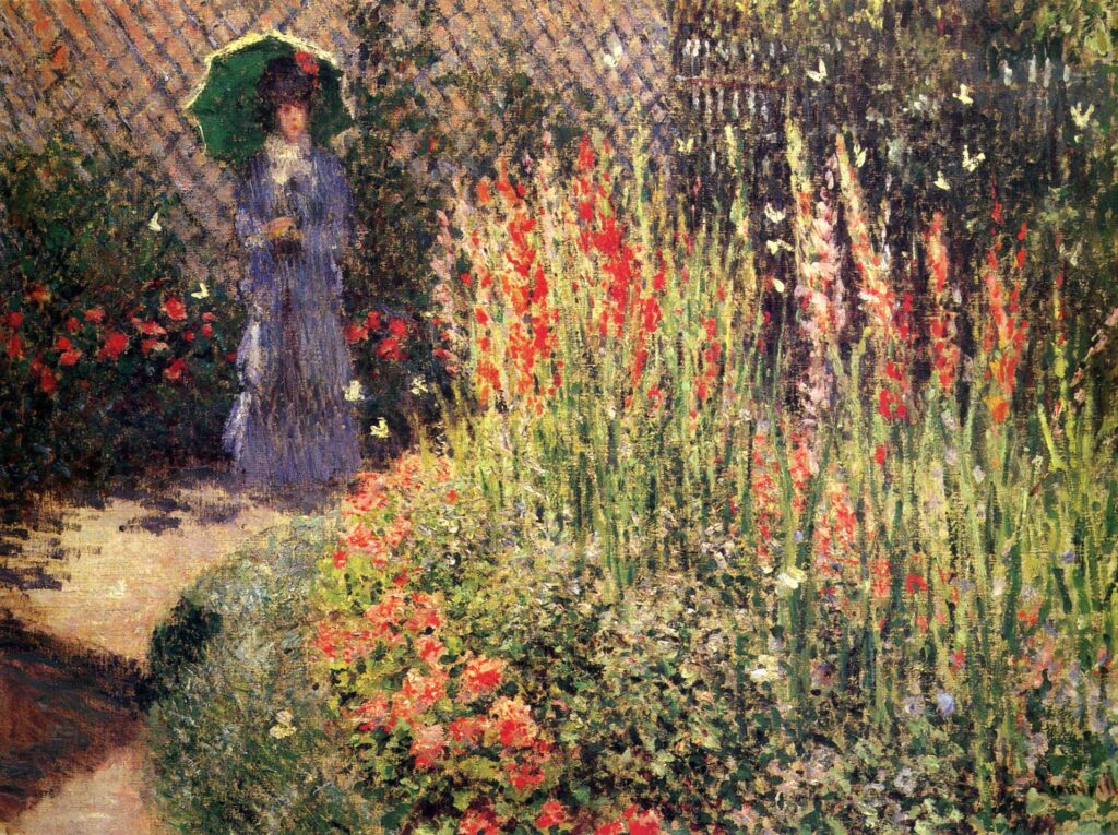 Gladioli (1876) - Claude Monet Tablo