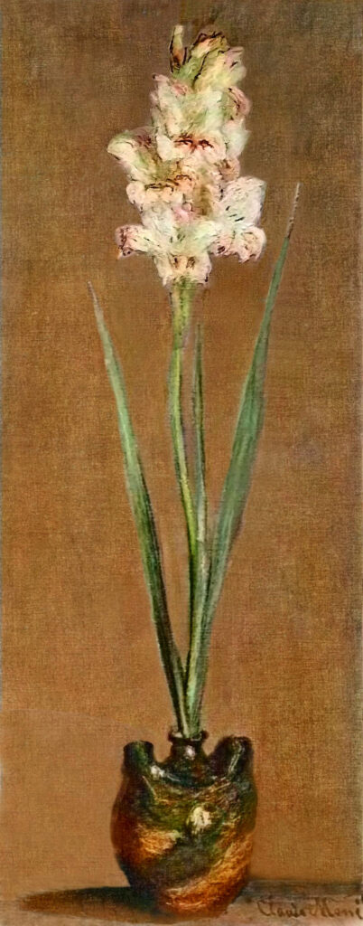 Gladiolus (1881) - Claude Monet Tablo