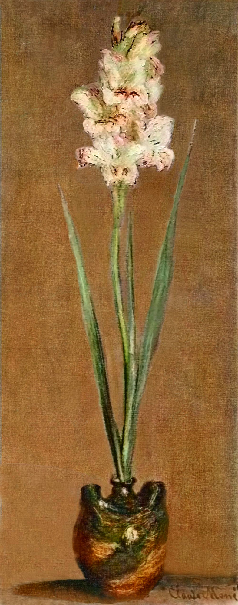 Gladiolus (1881) - Claude Monet Tablo