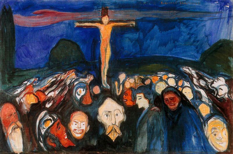 Golgotha (1900) - Edvard Munch Tablo