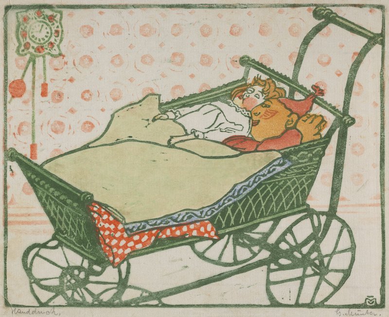 Good Night (Toy #5) (1908) - Gabriele Münter Tablo