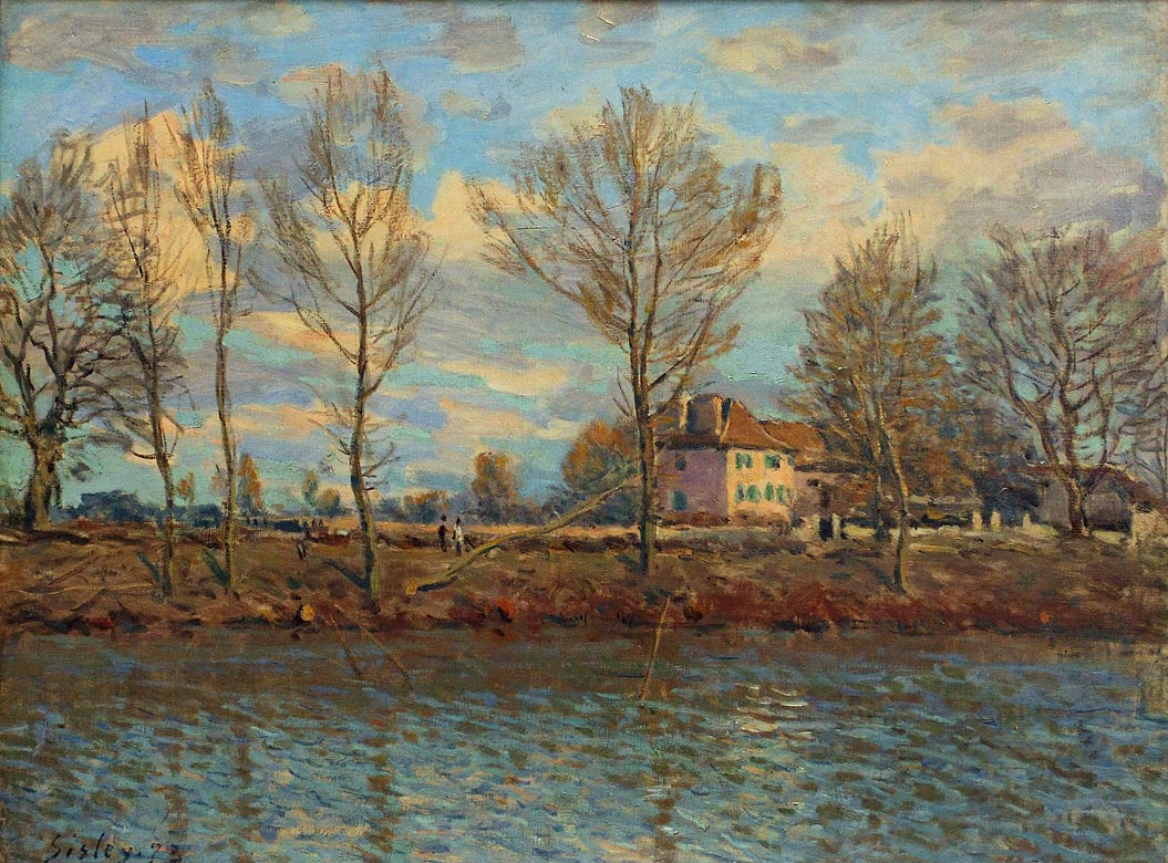 Grand Jatte (1873) - Alfred Sisley Tablo