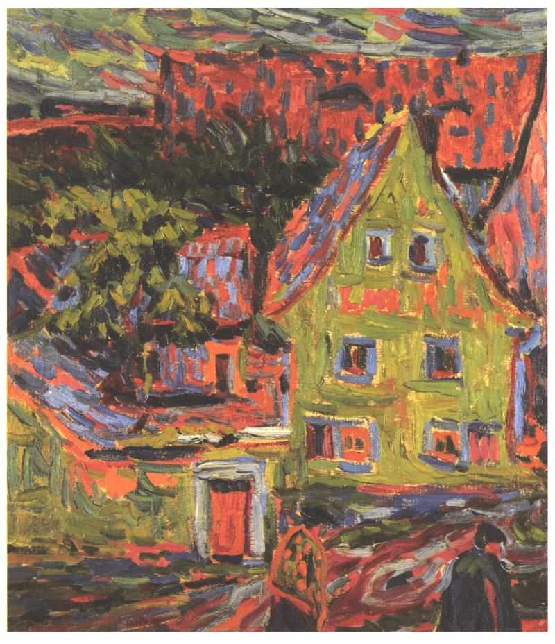 Green house - Ernst Ludwig Kirchner Tablo