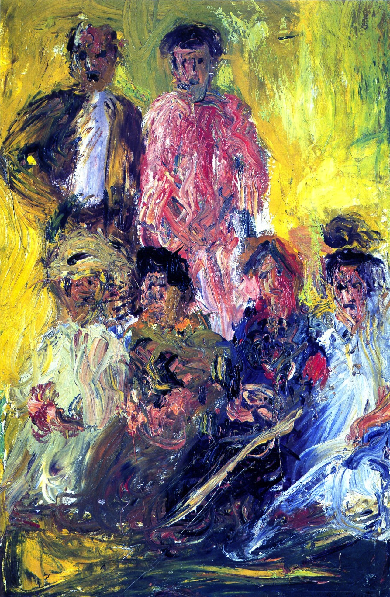 Group portrait with Schönberg (1908) - Richard Gerstl Tablo