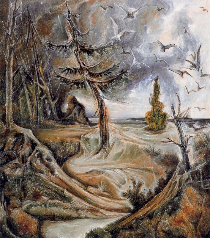 Gulls (1941) - Albert Bloch Tablo