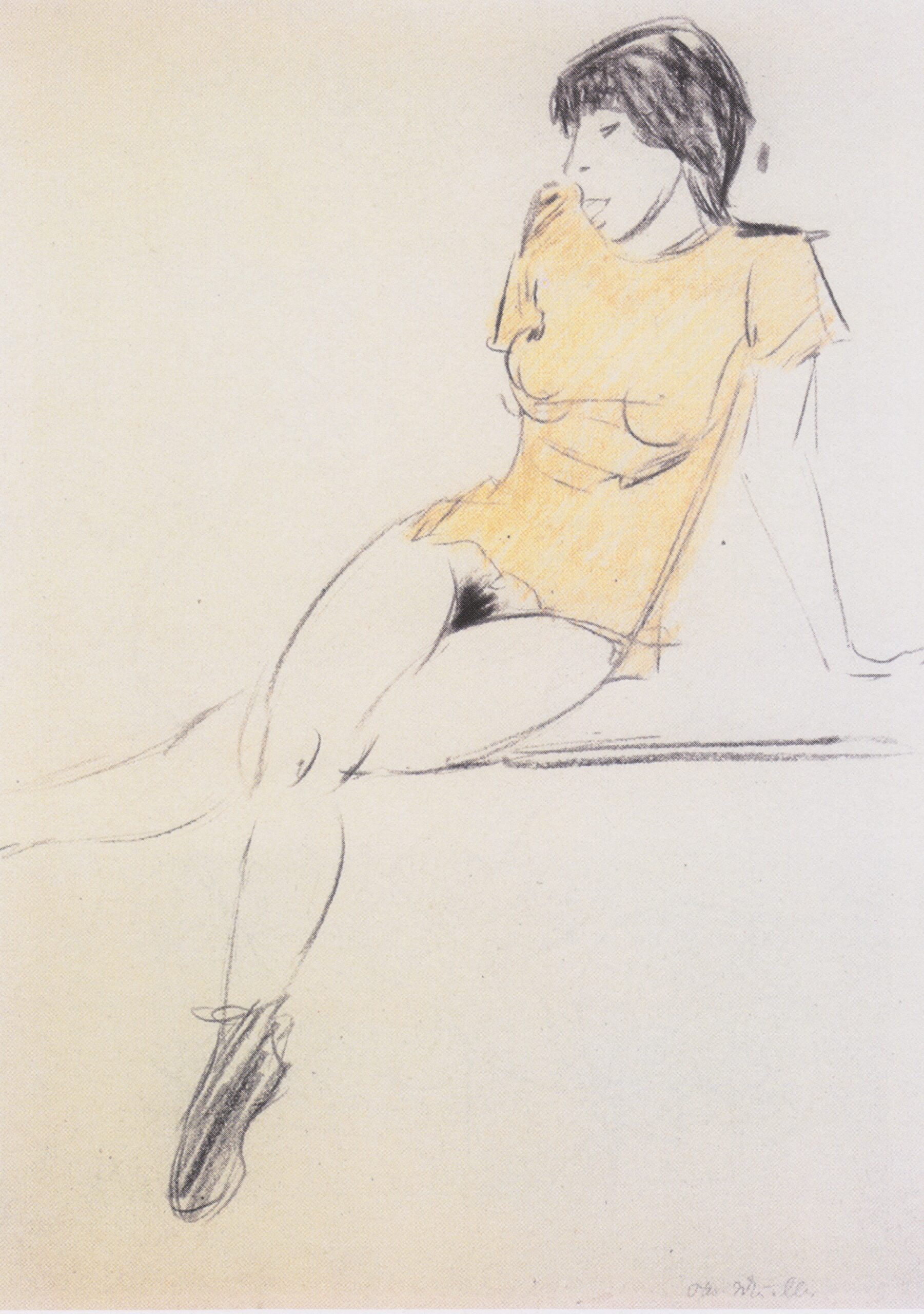 Halbtakt (1925) - Otto Mueller Tablo