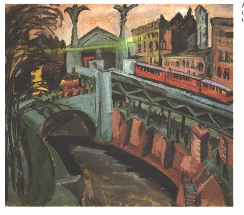 Hallesches Tor, Berlin (1913) - Ernst Ludwig Kirchner Tablo