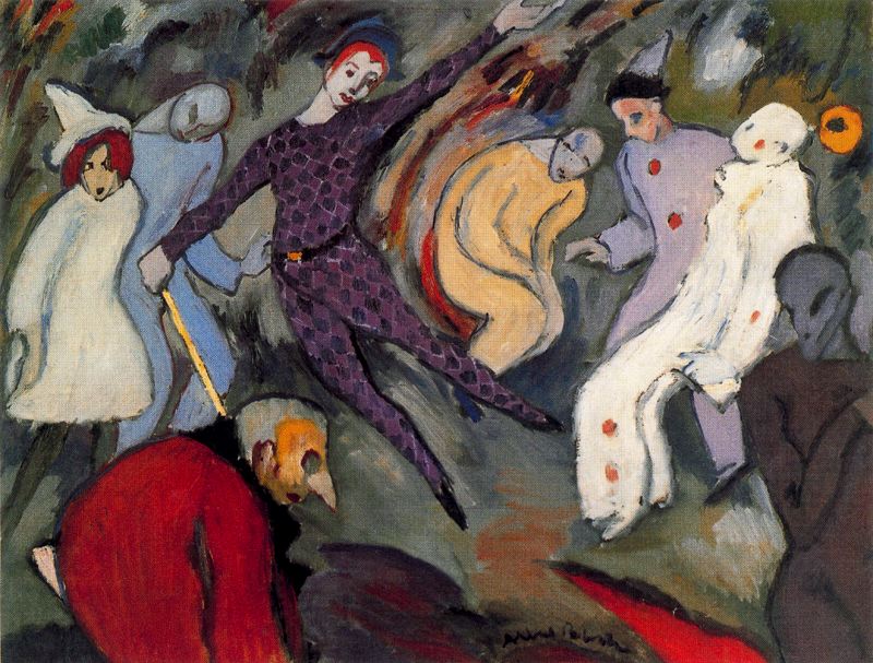 Harlequinade (1911) - Albert Bloch Tablo