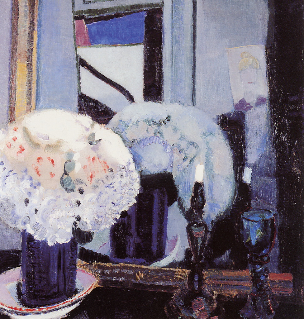 Hat with flowers - Jan Sluyters Tablo