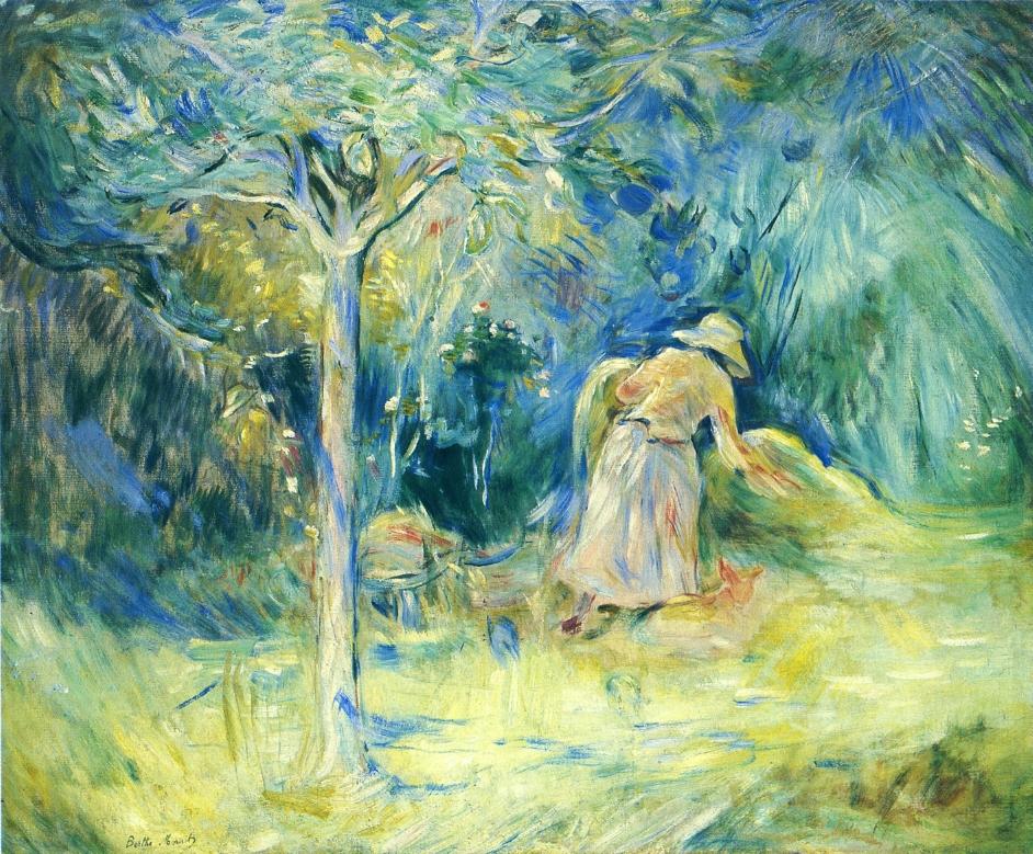 Haying at Mezy (1891) - Berthe Morisot Tablo