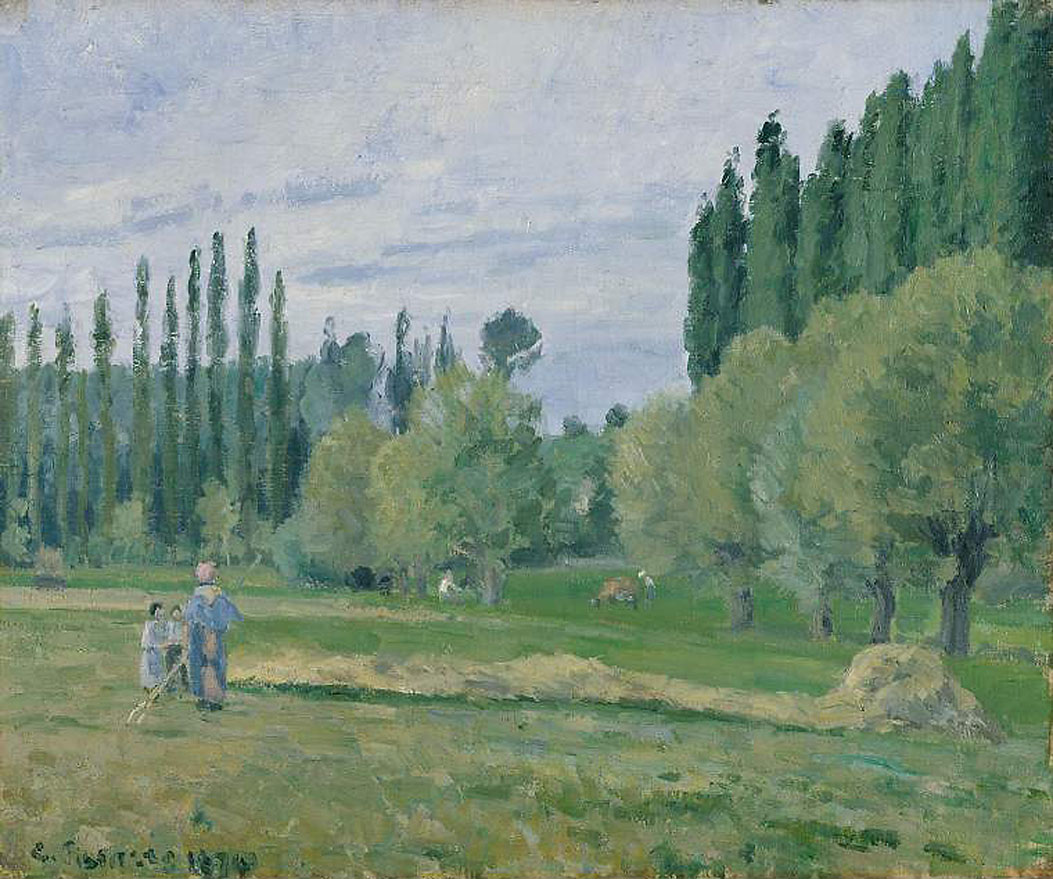 Haymaking (1874) - Camille Pissarro Tablo