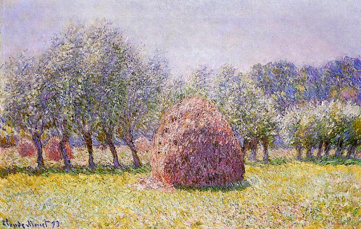 Haystack (1865) - Claude Monet Tablo