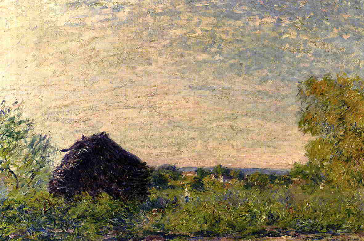 Haystack (1877) - Alfred Sisley Tablo