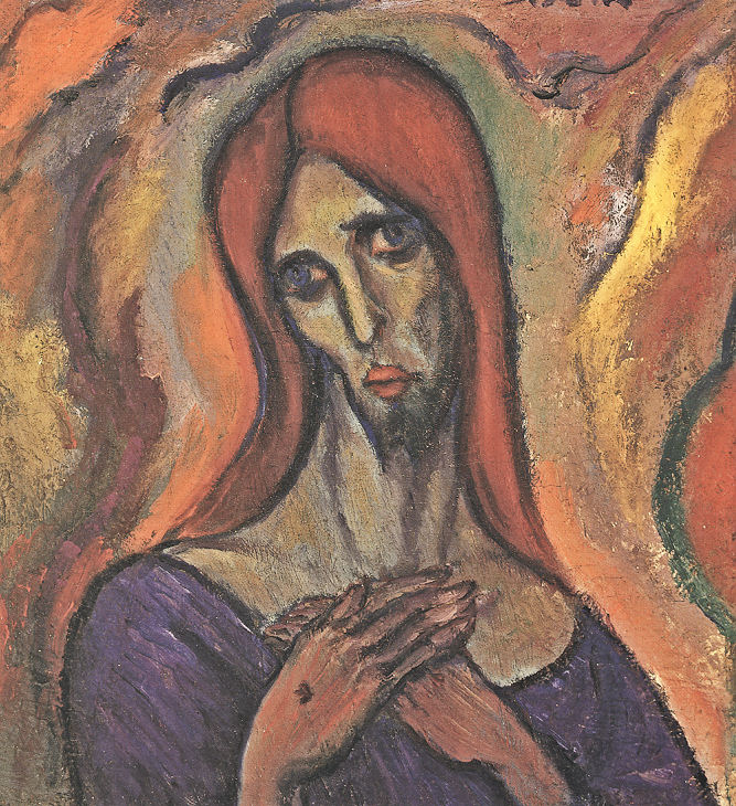 Head (1911) - Albert Bloch Tablo