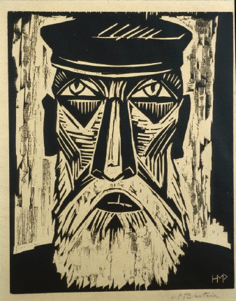 Head of a Fisherman (1921) - Max Pechstein Tablo
