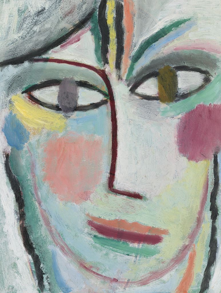 Head of a woman, Femina (1922) - Alexej von Jawlensky Tablo
