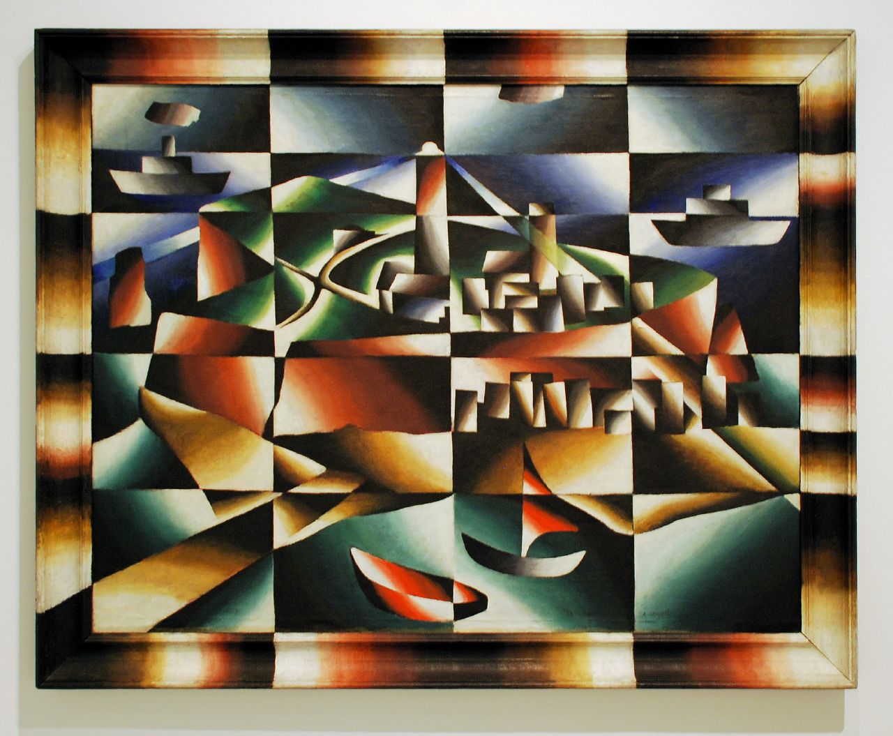 Heligoland (1923) - Arthur Segal Tablo