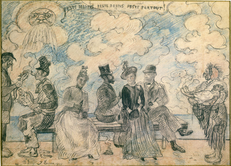 Hell Under, Hell Above, Hell All Around (1888) - James Ensor Tablo