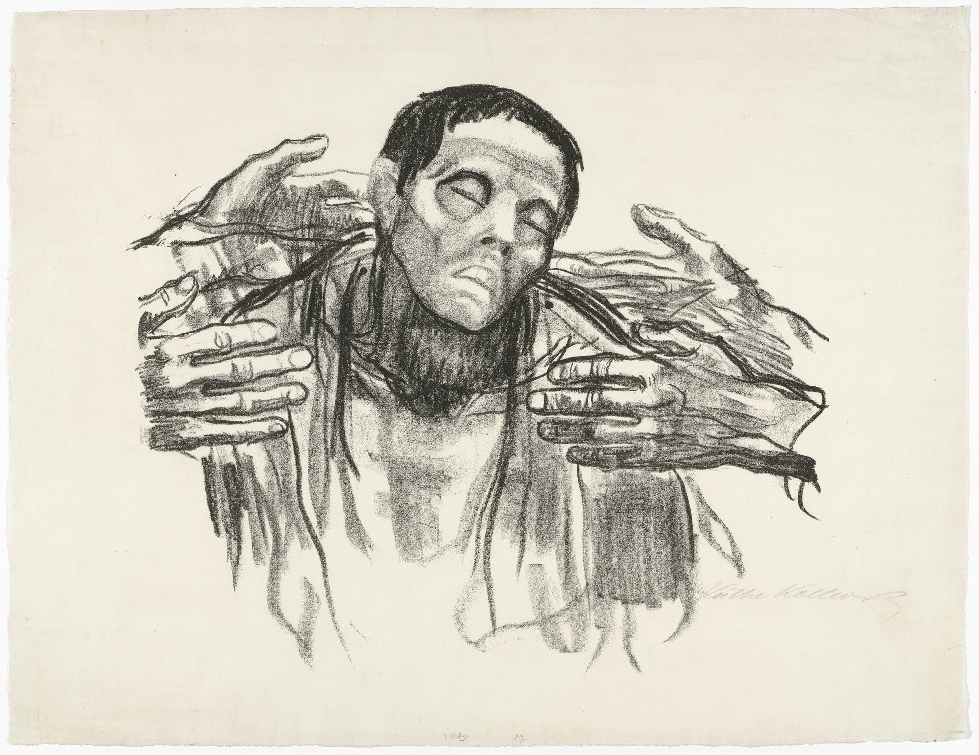 Help Russia (1921) - Käthe Kollwitz Tablo