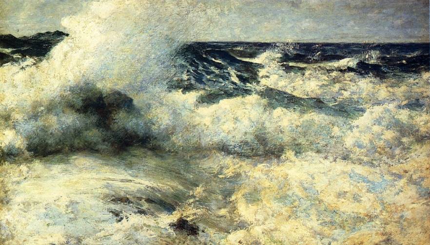 High Sea (1895) - Edward E. Simmons Tablo