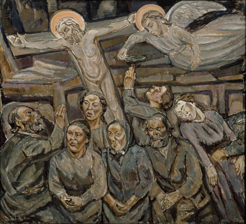 Hihhulit (1918) - Tyko Sallinen Tablo