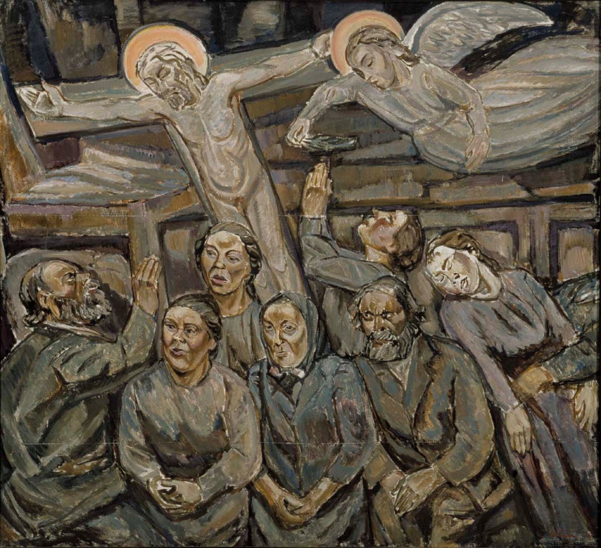 Hihhulit (1918) - Tyko Sallinen Tablo
