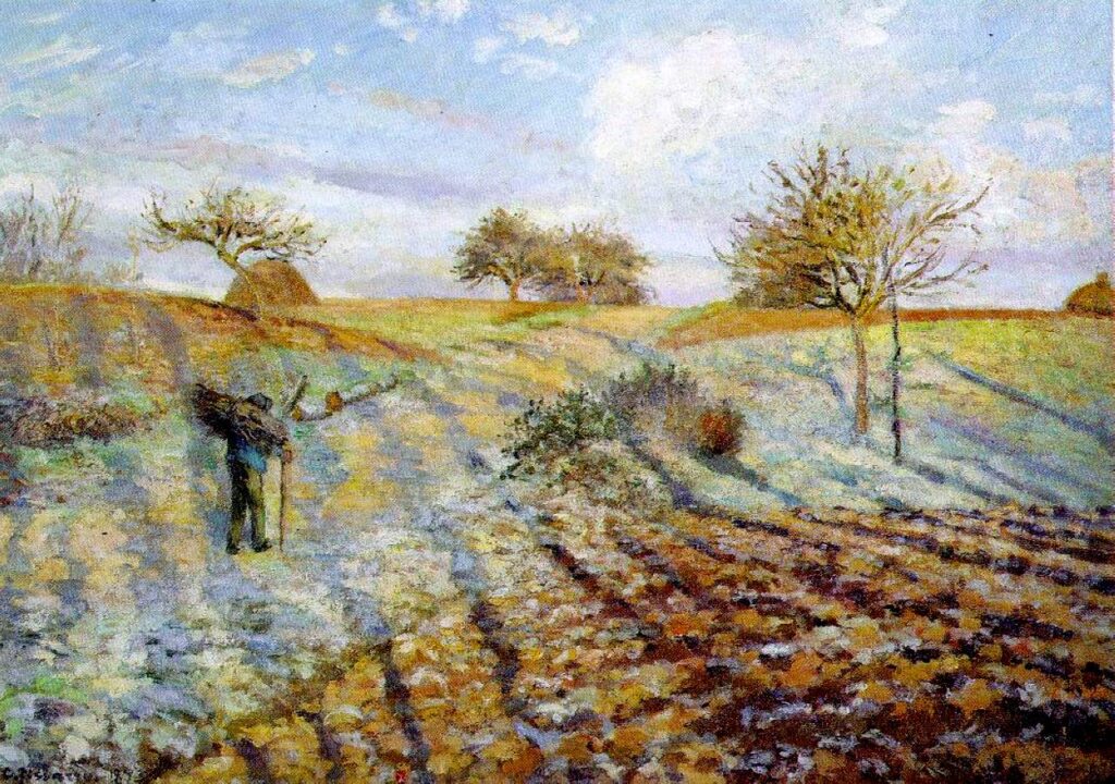 Hoarfrost (1873) - Camille Pissarro Tablo