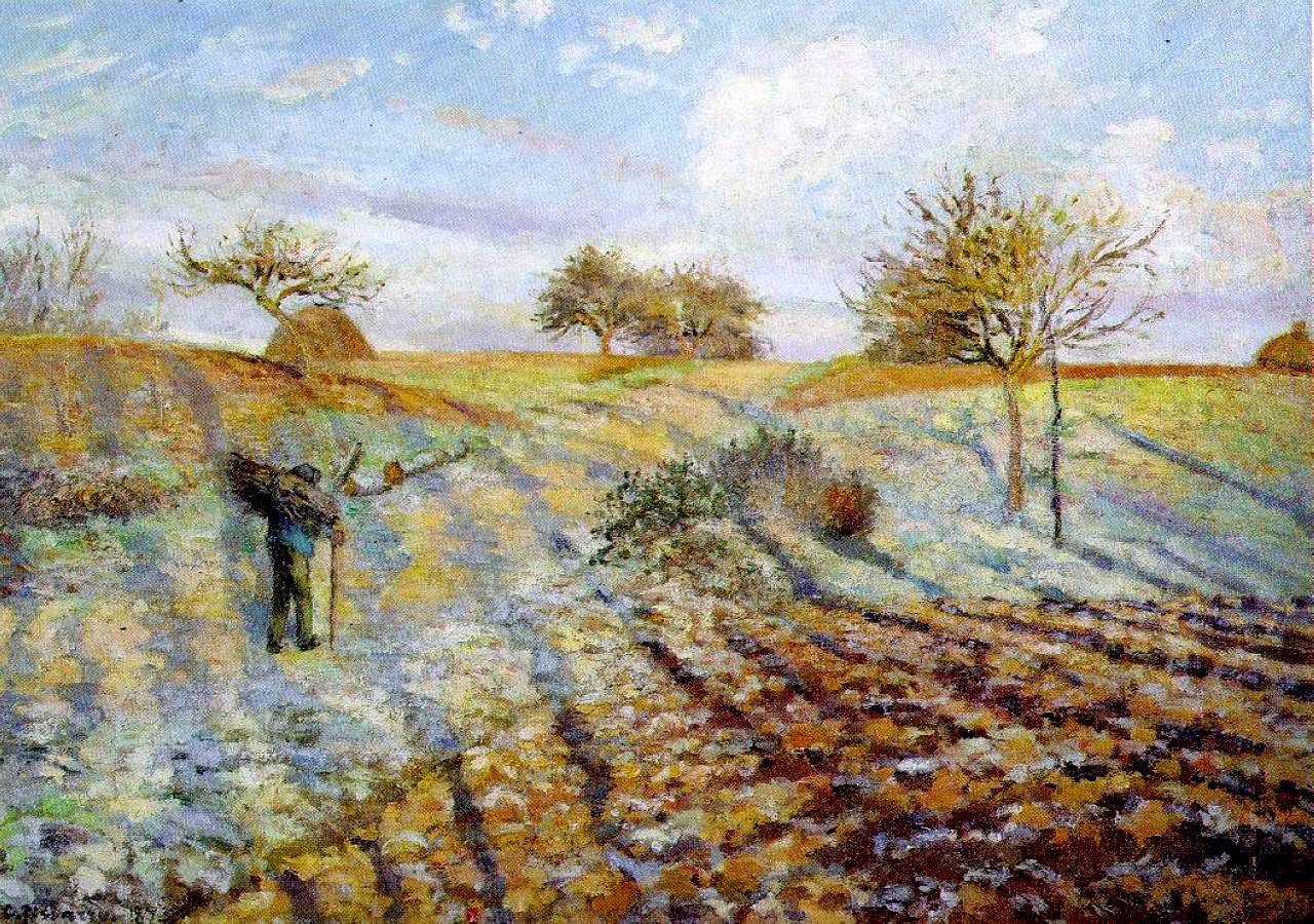 Hoarfrost (1873) - Camille Pissarro Tablo