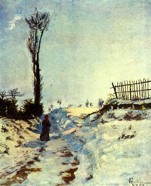 Hollow in the Snow (1869) - Armand Guillaumin Tablo