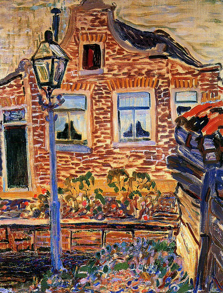 House at the Achterweg - Jan Sluyters Tablo